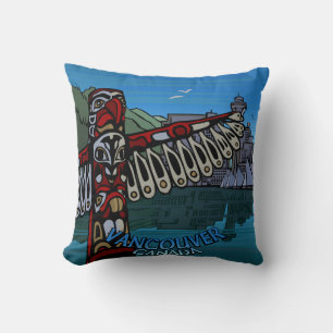 Vancouver Souvenir Kissen Vancouver Wahrzeichen Ge
