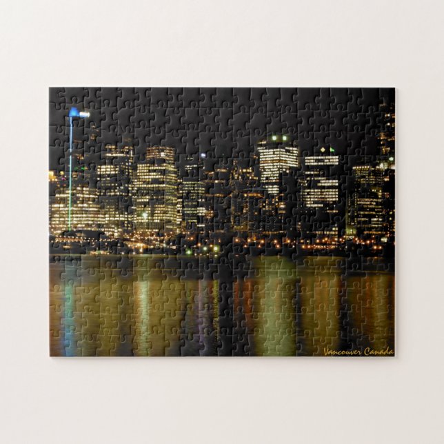 Vancouver Souvenir Puzzle Vancouver Cityscape Cade (Horizontal)