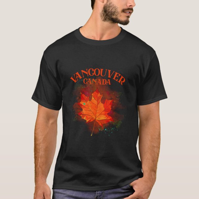 Vancouver Souvenir Shirt ist Ahornleder Shirt ist  (Vorderseite)