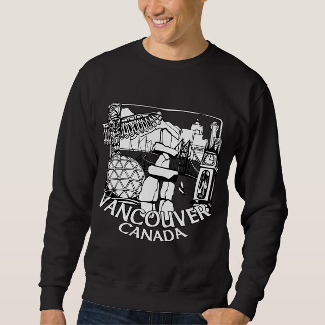 Vancouver Souvenir Sweatshirt Vancouver Art Shirts (Vorderseite)