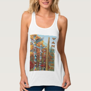 Vancouver Souvenir Tank Top Women's Totem Pole