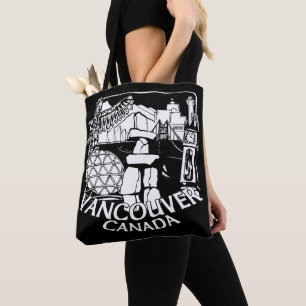 Vancouver Souvenir Tote Bag Sehenswürdigkeit Art B Tasche