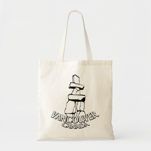 Vancouver Souvenir Tote Bag Sehenswürdigkeit Art B Tragetasche (Vorne)