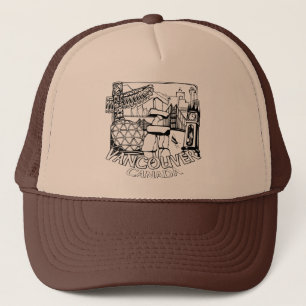 Vancouver Souvenir Trucker Caps & Vancouver Hats Truckerkappe