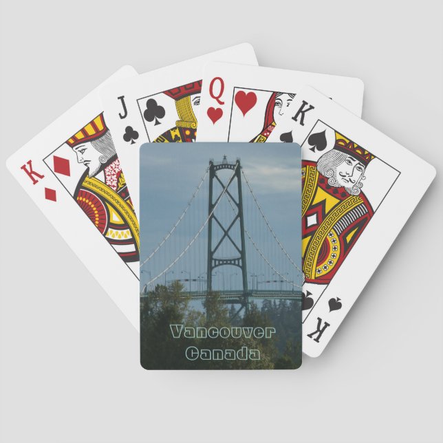 Vancouver Spielkarten Custom Löwen Tor Souvenir (Rückseite)