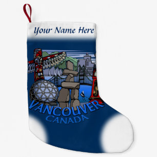Vancouver Strumpf Vancouver Weihnachtsfest Strumpf Kleiner Weihnachtsstrumpf