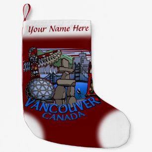 Vancouver Strumpf Vancouver Weihnachtsfest Strumpf Kleiner Weihnachtsstrumpf