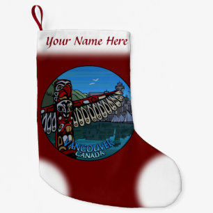 Vancouver Strumpf Vancouver Weihnachtsfest Strumpf Kleiner Weihnachtsstrumpf