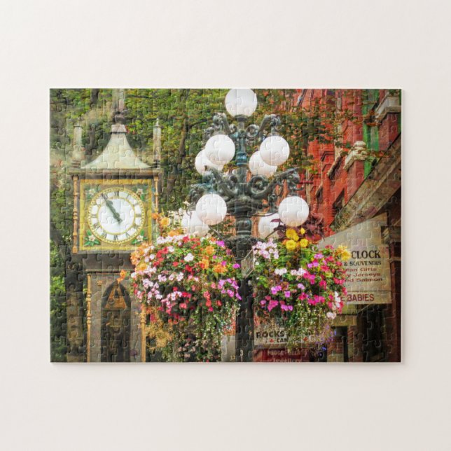 Vancouver THE GASTOWN STEAM HORLOGE Jigsaw Puzzle (Horizontal)