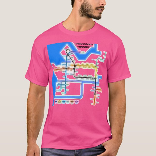 Vancouver Transitnetz T-Shirt (Vorderseite)