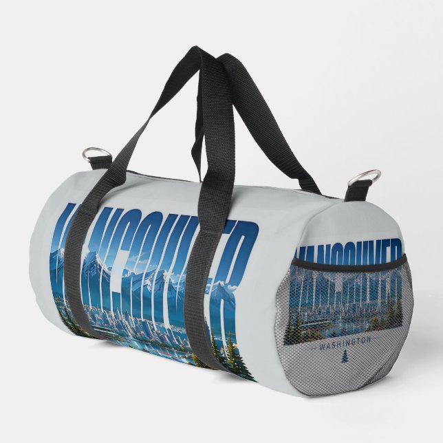 Vancouver Washington Mountain Escape Duffle Bag (Rechte Ecke)