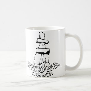 Vancouvers Kaffeetasse-Tassen u. Gläser BC Kanada Kaffeetasse