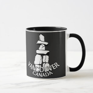 Vancouvers Kaffeetasse-Tassen u. Gläser BC Kanada Tasse