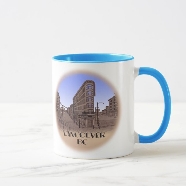 Vancouvers Kaffeetasse-Tassen u. Gläser BC Kanada Tasse (Rechts)