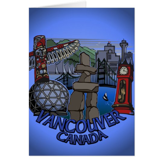Vancouvers Karte