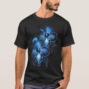 Vanda Blaue Orchideen-Blumenpflanze Florist Gärtne T-Shirt