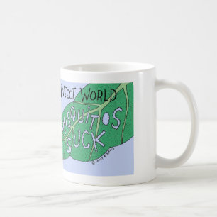 Vandalismus in der Insektenwelt Kaffeetasse