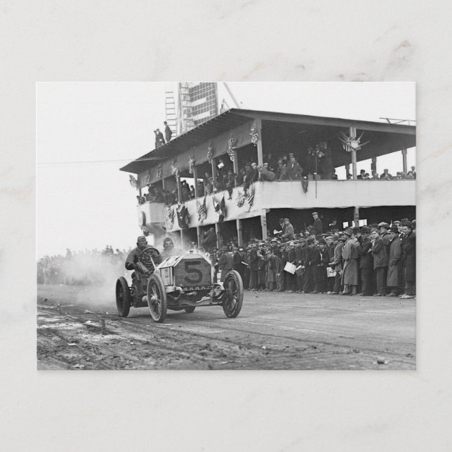 Vanderbilt Cup Auto Race, 1908 Postkarte (Vorderseite)