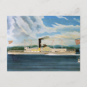 Vanderbilt-Dampfschiff 1847 Postkarte
