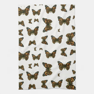 Vanessa cardui - The Painted Lady Butterfly Geschirrtuch