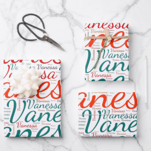 Vanessa Geschenkpapier Set