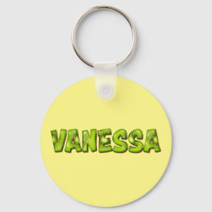 Vanessa Name Kiwi Design Schlüsselanhänger