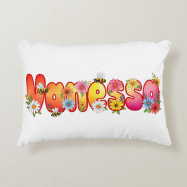 Vanessa - Personalisiertes Bienen-Kissen Dekokissen