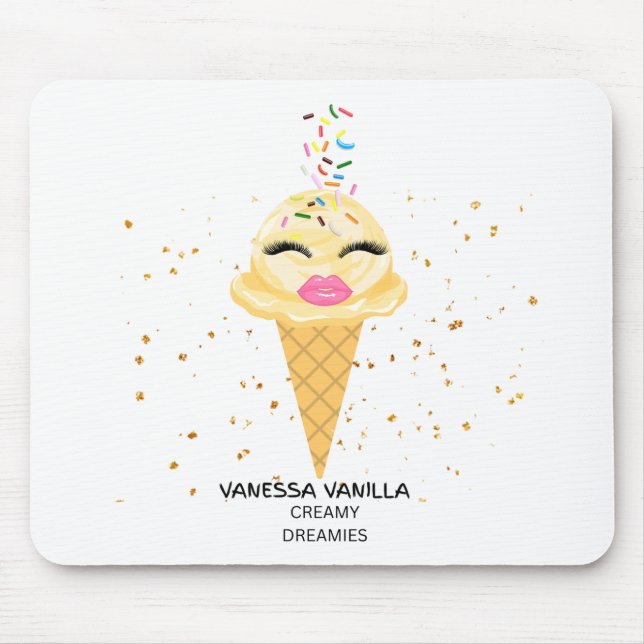 Vanessa Vanilla Creamy Dreamies Mouse Pad Mousepad (Vorne)
