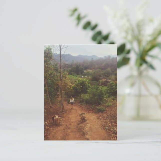 Vang Vieng Feiertagspostkarte (Stehend Vorderseite)