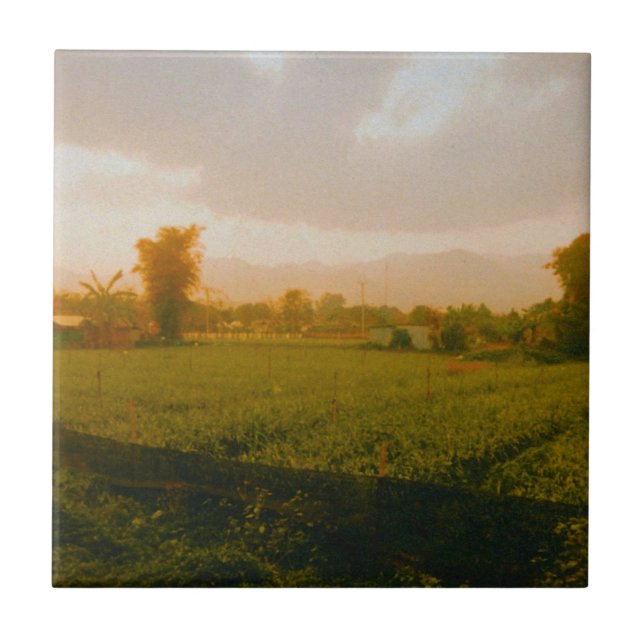 Vang Vieng - Laos  Fliese (Vorderseite)
