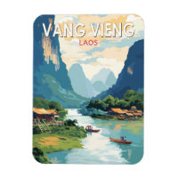 Vang Vieng Laos Reisen Vintag