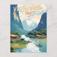 Vang Vieng Laos Reisen Vintag