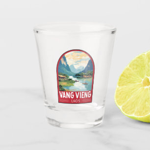 Vang Vieng Laos Reisen Vintag Schnapsglas