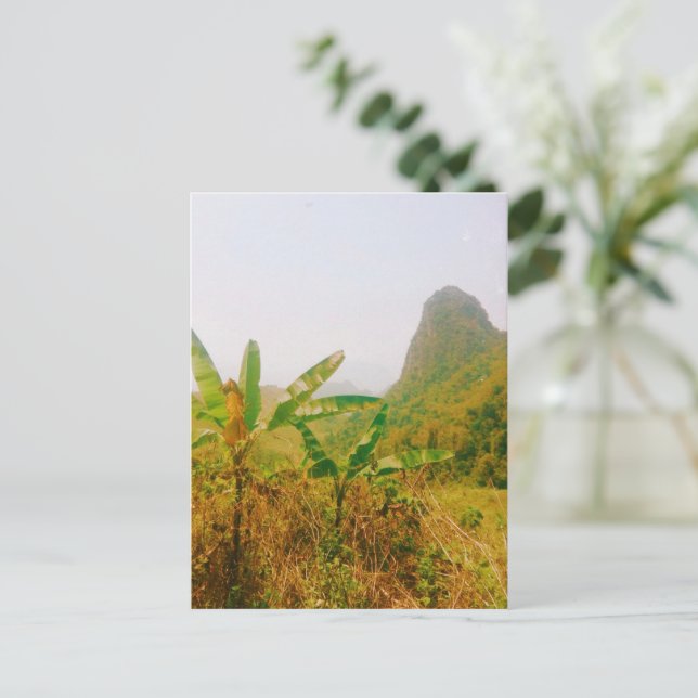 Vang Vieng Trail - Laos Postkarte (Stehend Vorderseite)