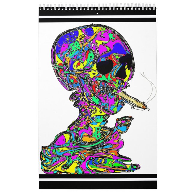 VanGogh's Calavera Skull Raucher Zigarette Kalender (Titelbild)