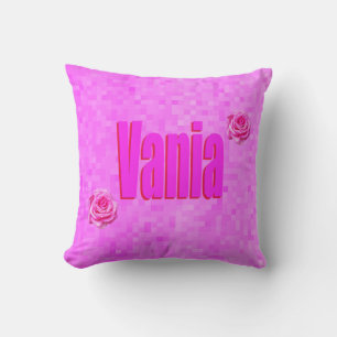 Vania Name Logo, Kissen