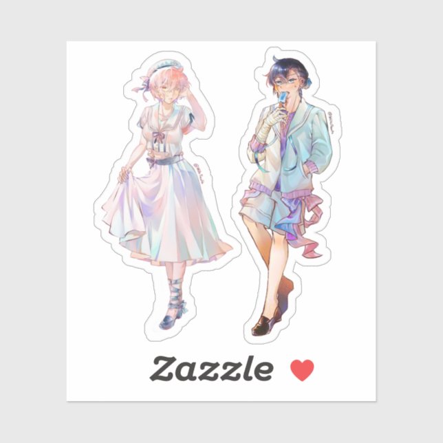 Vanijeanne Summer Sticker (Blatt)