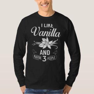 Vanilla Beans Extrahieren Bourbon Ice Creme Paste  T-Shirt
