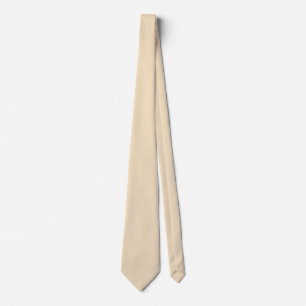 Vanilla Beige Solid Color Krawatte