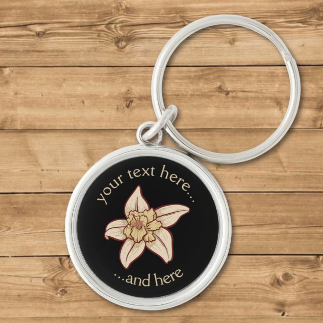 Vanilla-Blume Schlüsselanhänger (Von Creator hochgeladen)