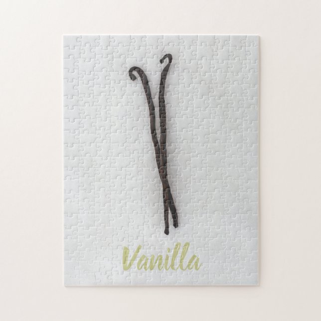 Vanilla-Bohne mit Zucker (Vertikal)