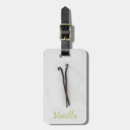 Vanilla-Bohne mit Zucker Gepäckanhänger