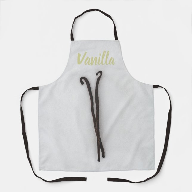 Vanilla-Bohne mit Zucker Schürze (Vorderseite)