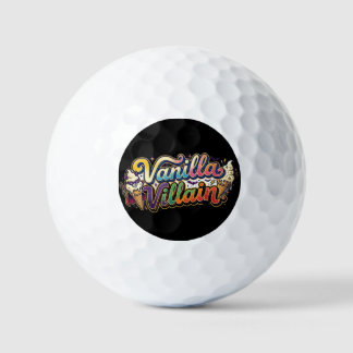 Vanilla Bösewicht – Lustiges Eiscreme-Wortspiel-T- Golfball