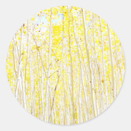 Vanilla Cake Aspen Runder Aufkleber