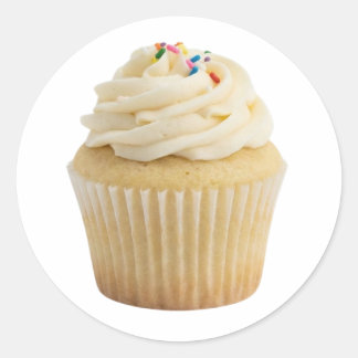 Vanilla Cupcake With Buttercream Sticker