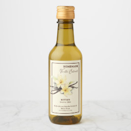 Vanilla Extract Etikettenaufkleber für hausgemacht Weinetikett