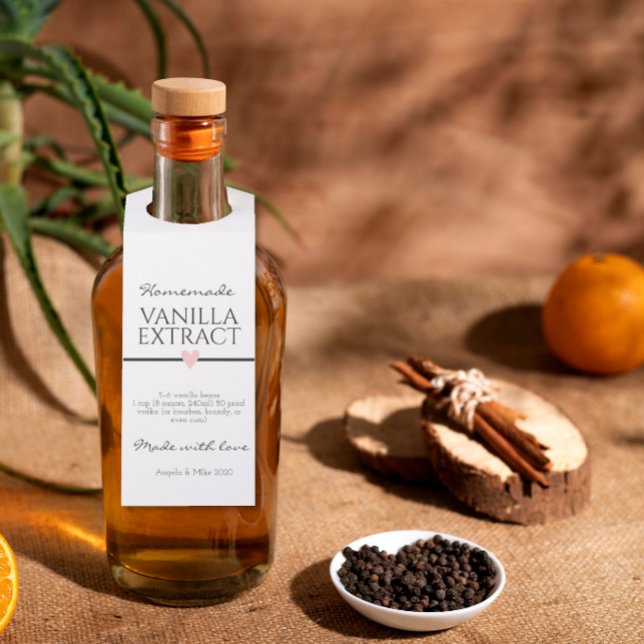 Vanilla Extract Label Flaschenanhänger (Von Creator hochgeladen)