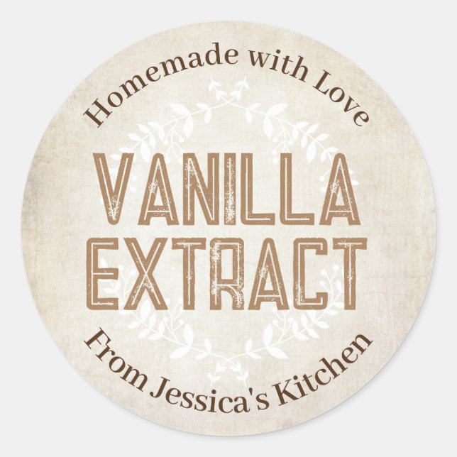 Vanilla Extract Sticker VE035_01rdv3 (Vorderseite)