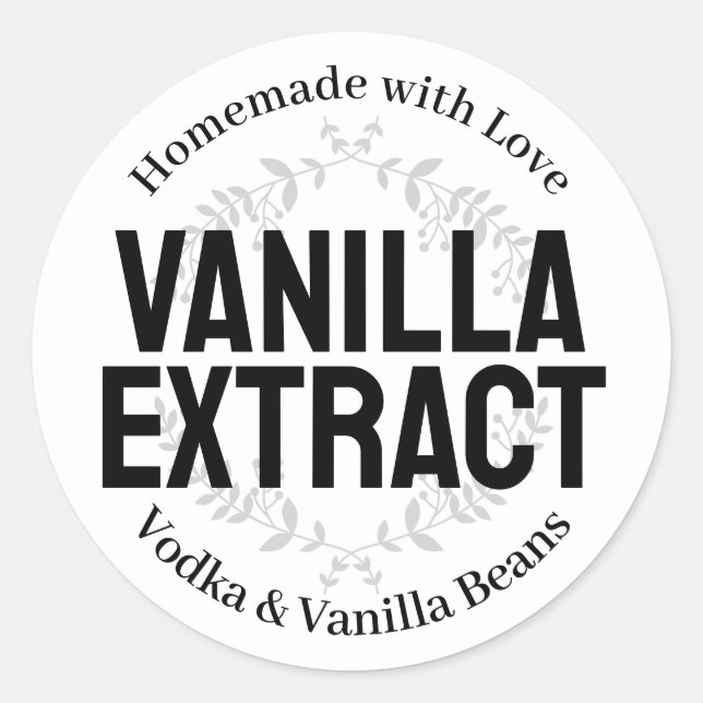 Vanilla Extract Sticker VE035_01rdv4 (Vorderseite)